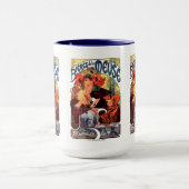Mug Alphonse Mucha, Bières de la Meuse, 1897 (Centre)