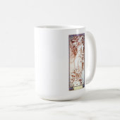Mug Alphonse Mucha - Blanc d'hiver (Devant droit)
