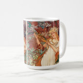 Mug Alphonse Mucha, Les Saisons (1896) Printemps (Devant droit)