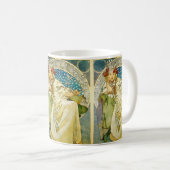 Mug Alphonse Mucha Princess Hyacinth Art Nouveau (Devant droit)