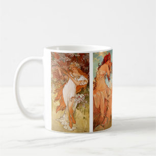 Mug Alphonse Mucha, Quatre Saisons