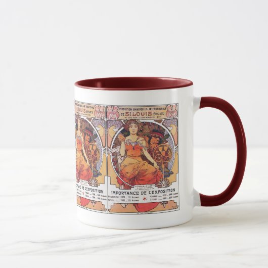 Mug Alphonse Mucha - Salon mondial 1904 St. Louis (Droite)