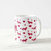Mug Alpine Dachsbracke Au Coeur Rouge (Devant droit)