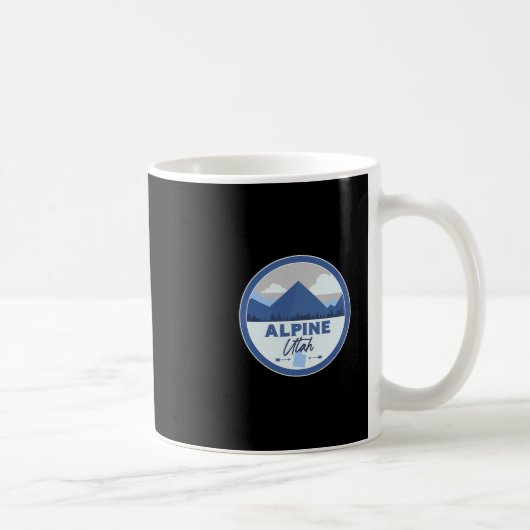 Mug Alpine Utah Ut Mountains Dge Hiking Souvenir  (Droite)