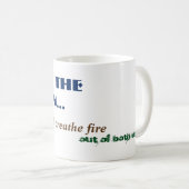 Mug Alt Funny Dragon Fart Plaisanterie Mystique (Devant droit)