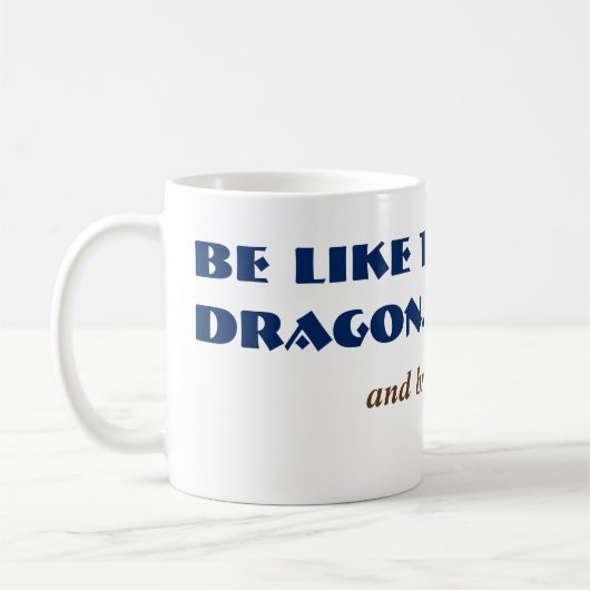 Mug Alt Funny Dragon Fart Plaisanterie Mystique (Gauche)