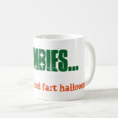 Mug Alt Manger Zombies et Part Halloween Emo Goth (Devant droit)