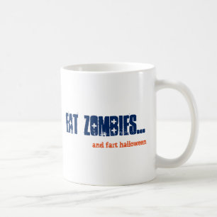 Mug Alt Manger Zombies et Part Halloween Emo Goth Blue