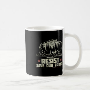 Mug Alt Us National Park Résiste Service Bison Buffalo
