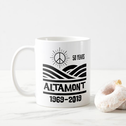 Mug Altamont Speedway 1969-2019 50th Anniversary (Avec donut)