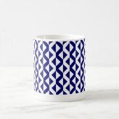 Mug Alternate ZigZags - Deep Navy bleu et blanc (Centre)