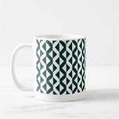 Mug Alternate ZigZags - Dk Vert et Blanc (Gauche)