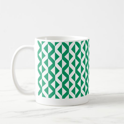 Mug Alternate ZigZags - Kentucky Vert et Blanc (Gauche)