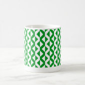 Mug Alternate ZigZags - Vert et blanc de l'herbe (Centre)