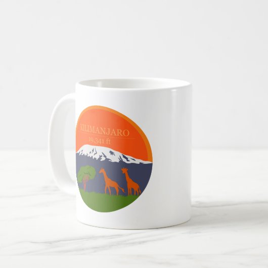 Mug Altitude du Kilimandjaro (Devant gauche)