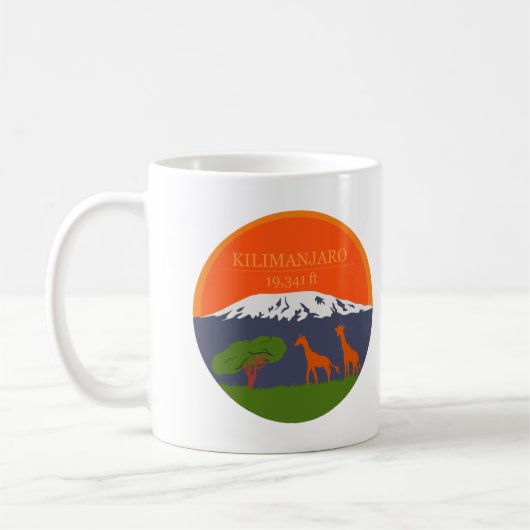 Mug Altitude du Kilimandjaro (Gauche)