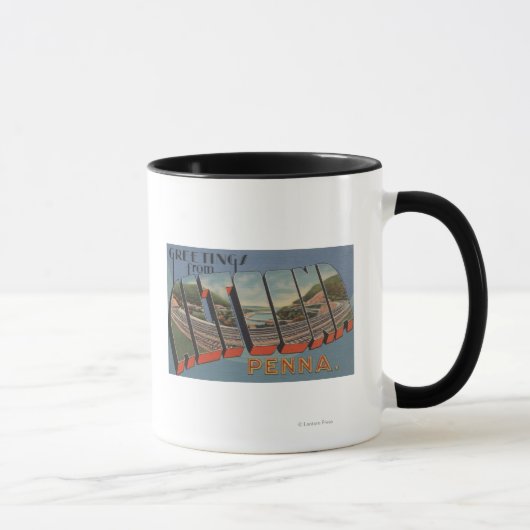 Mug Altoona, Pennsylvanie - Scènes de grandes lettres (Droite)