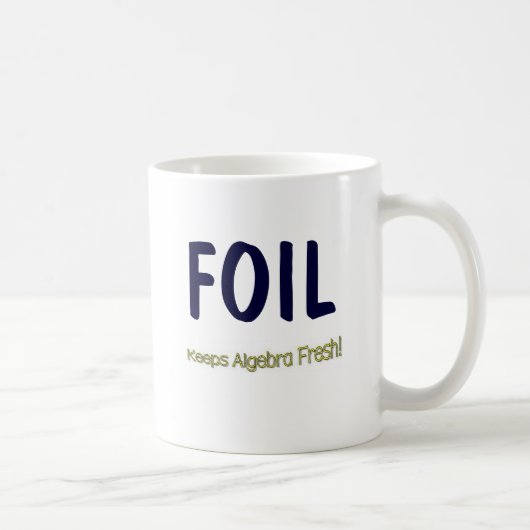 Mug ALUMINIUM : Maintient l'algèbre fraîche ! (Droite)