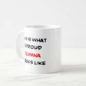 Mug alumna, fière (Devant gauche)