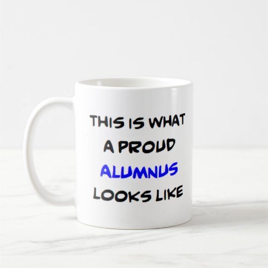 Mug alumnus, fier (Gauche)