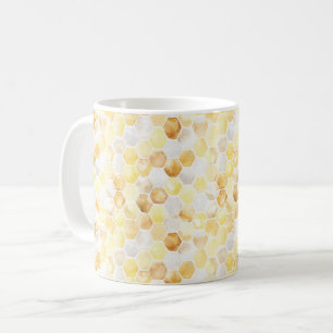 Mug Alvéoles en or blanc jaune