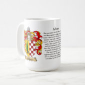 Mug Alves, l'origine, la signification et la crête (Devant gauche)