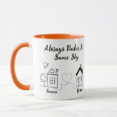 Mug Always Under the Same Sky | Long Distance Friend (Gauche)