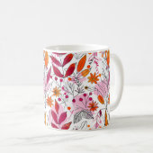 Mug Alyssa Mae Foliage rose et orange (Devant droit)
