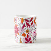 Mug Alyssa Mae Foliage rose et orange (Centre)