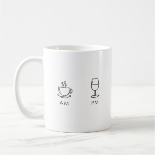 Mug AM Coffee PM Wine