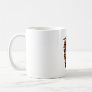Mug Am Pitbull Pompier Chien Masque à Gaz Bouclier