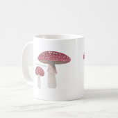 Mug Amanita Champignons Café Coupe Magique Champignons (Devant gauche)