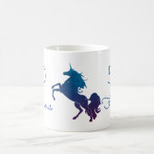 Mug Amant 50 de licorne et anniversaire fabuleux (Centre)