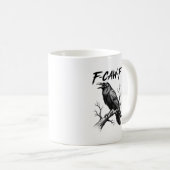 Mug Amant de corbeau F Caw F Mème Style Classique (Devant droit)