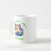 Mug Amant de hamster rongeur propriétaire de café thé  (Devant gauche)