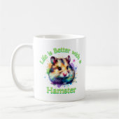 Mug Amant de hamster rongeur propriétaire de café thé  (Gauche)