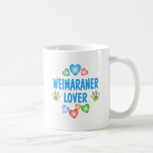 MUG AMANT DE WEIMARANER (Droite)