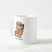 Mug Amant de Yorkie, Yorkshire Terrier (Devant gauche)
