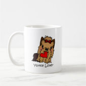 Mug Amant de Yorkie, Yorkshire Terrier (Gauche)