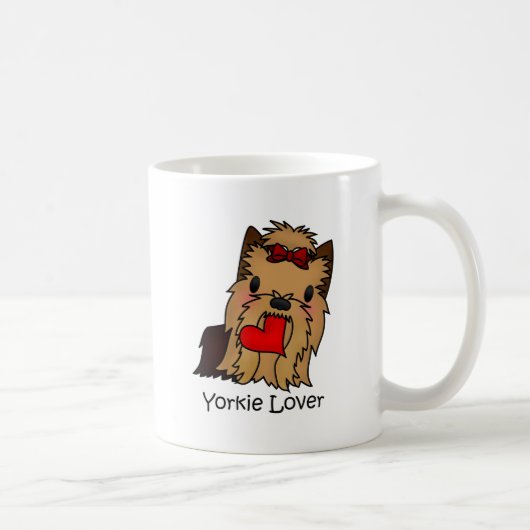 Mug Amant de Yorkie, Yorkshire Terrier (Droite)