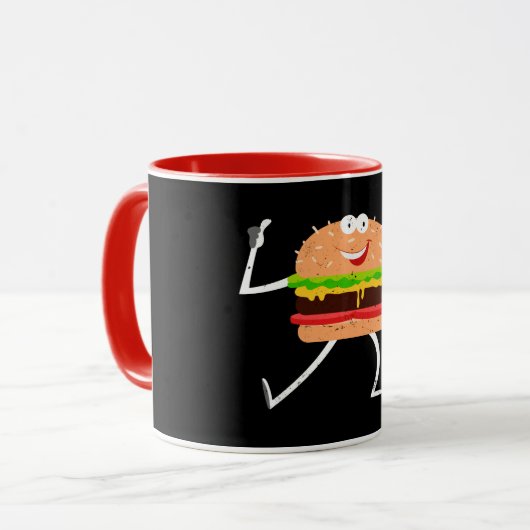 Mug Amant d'hamburger (Devant gauche)