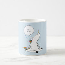 Amant drôle de licorne de yoga de licorne