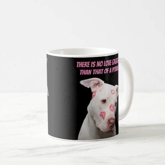 Mug Amant Editable de Pitbull (Devant droit)