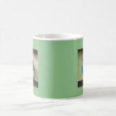 Mug Amants blancs classiques bleus de perroquet de (Centre)