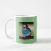Mug Amants blancs classiques bleus de perroquet de (Gauche)