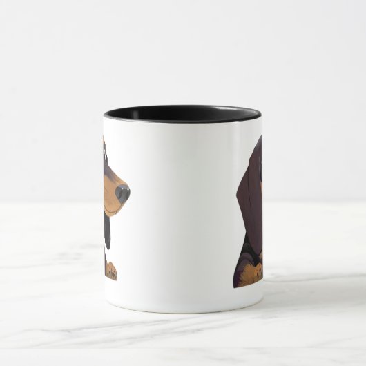 Mug Amants de teckel (Centre)