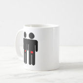 Mug Amants gays (Devant gauche)