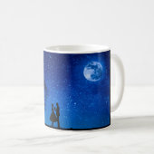 Mug Amants sous une pleine lune (Devant droit)
