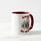 Mug Amarte es un Arte (Devant droit)