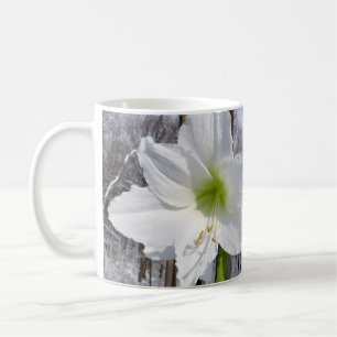 Mug Amaryllis blanche et neige II